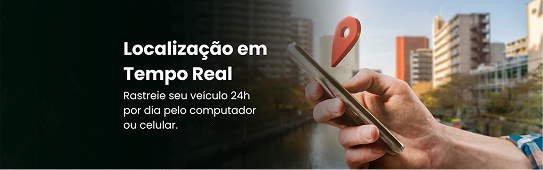 Aplicativo BrasilSat mostrando localização do veículo